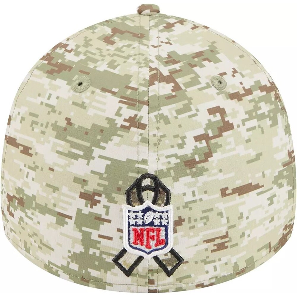 New Era San Fransisco 49ers 39THIRTY Salute To Service Camo Stretch Fit Hat L/XL - Picture 4 of 7